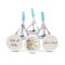 90ct Wedding Candy Favors Hershey's Kisses Chocolate (90 Candies + 1 Sheet Stickers) Floral - Candy Included - Assembly Required - by Just Candy